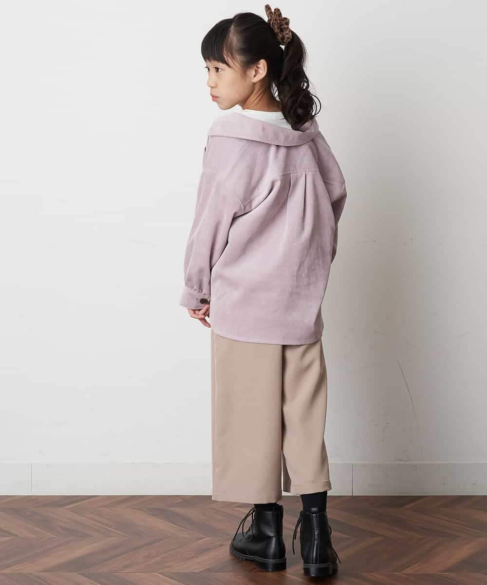KJJJN21039 a.v.v KIDS(アー・ヴェ・ヴェ) [140-150]【セットアップ対応／洗濯機洗いOK】ブライトコールCPOジャケット ライトブルー