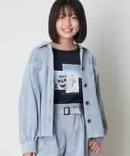 KJJJN21039 a.v.v KIDS(アー・ヴェ・ヴェ) [140-150]【セットアップ対応／洗濯機洗いOK】ブライトコールCPOジャケット ライトブルー