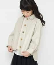 KJJJO22049 a.v.v KIDS(アー・ヴェ・ヴェ) [160]【洗える】フェイクレザーCPOジャケット[WEB限定サイズ] ベージュ