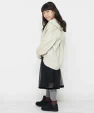 KJJJO22049 a.v.v KIDS(アー・ヴェ・ヴェ) [160]【洗える】フェイクレザーCPOジャケット[WEB限定サイズ] ブラック
