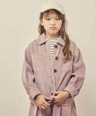 KJJJP31034 a.v.v KIDS(アー・ヴェ・ヴェ) [100-130]ブライトコールCPOジャケット ピンク