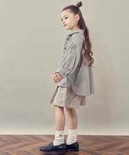 KJJJR34049 a.v.v KIDS(アー・ヴェ・ヴェ) [160]チェック柄CPOジャケット ライトブルー