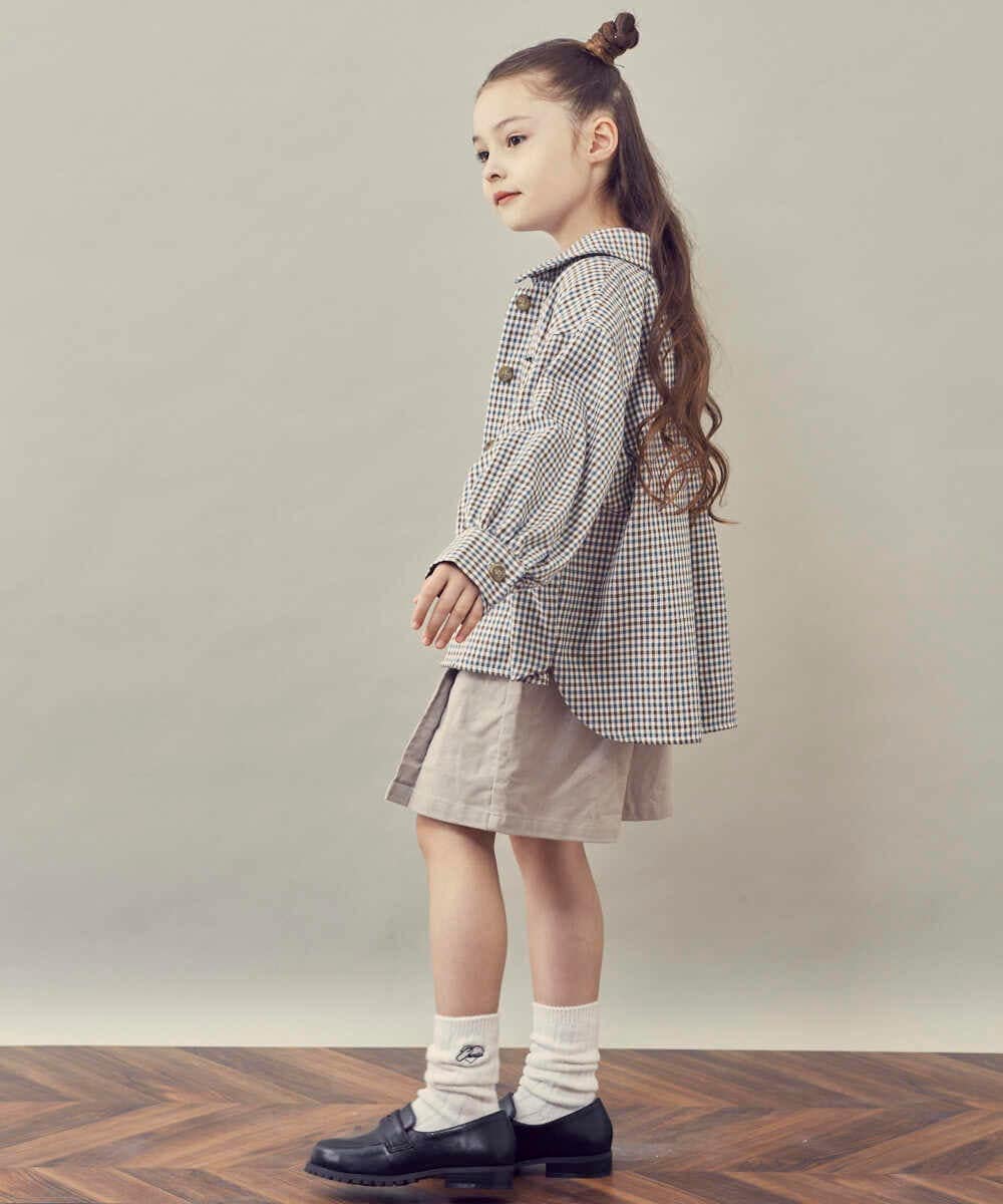 KJJJR34049 a.v.v KIDS(アー・ヴェ・ヴェ) [160]チェック柄CPOジャケット ライトブルー