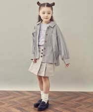 KJJJR34049 a.v.v KIDS(アー・ヴェ・ヴェ) [160]チェック柄CPOジャケット ライトブルー
