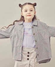 KJJJR34049 a.v.v KIDS(アー・ヴェ・ヴェ) [160]チェック柄CPOジャケット ライトブルー