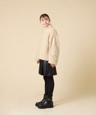 KJJKA01069 a.v.v KIDS(アー・ヴェ・ヴェ) [120-160]ラインスリーブボアブルゾン ライトブルー