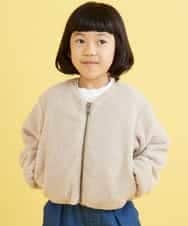 KJJKD04039 a.v.v KIDS(アー・ヴェ・ヴェ) [100-130]ショート丈ボアジャケット[WEB限定サイズ] ラベンダー