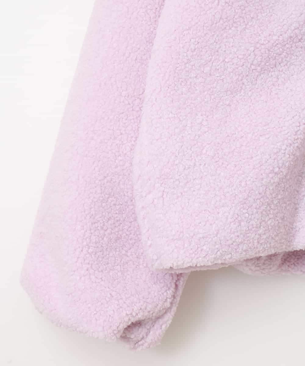 KJJKD04039 a.v.v KIDS(アー・ヴェ・ヴェ) [100-130]ショート丈ボアジャケット[WEB限定サイズ] ラベンダー