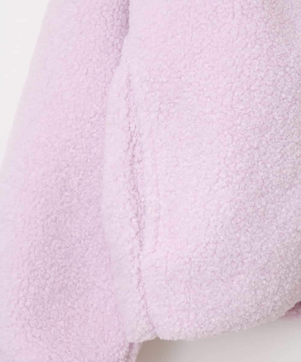 KJJKD04039 a.v.v KIDS(アー・ヴェ・ヴェ) [100-130]ショート丈ボアジャケット[WEB限定サイズ] ラベンダー