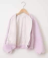 KJJKD04039 a.v.v KIDS(アー・ヴェ・ヴェ) [100-130]ショート丈ボアジャケット[WEB限定サイズ] ラベンダー