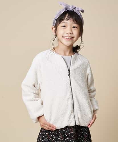 KJJKJ02039 a.v.v KIDS [100-130]ループボアジャケット[WEB限定サイズ]