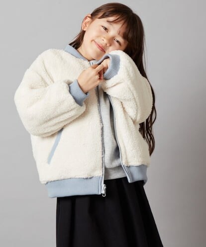KJJKT40074 a.v.v KIDS [140-150]【2WAY】リバーシブルブルゾン