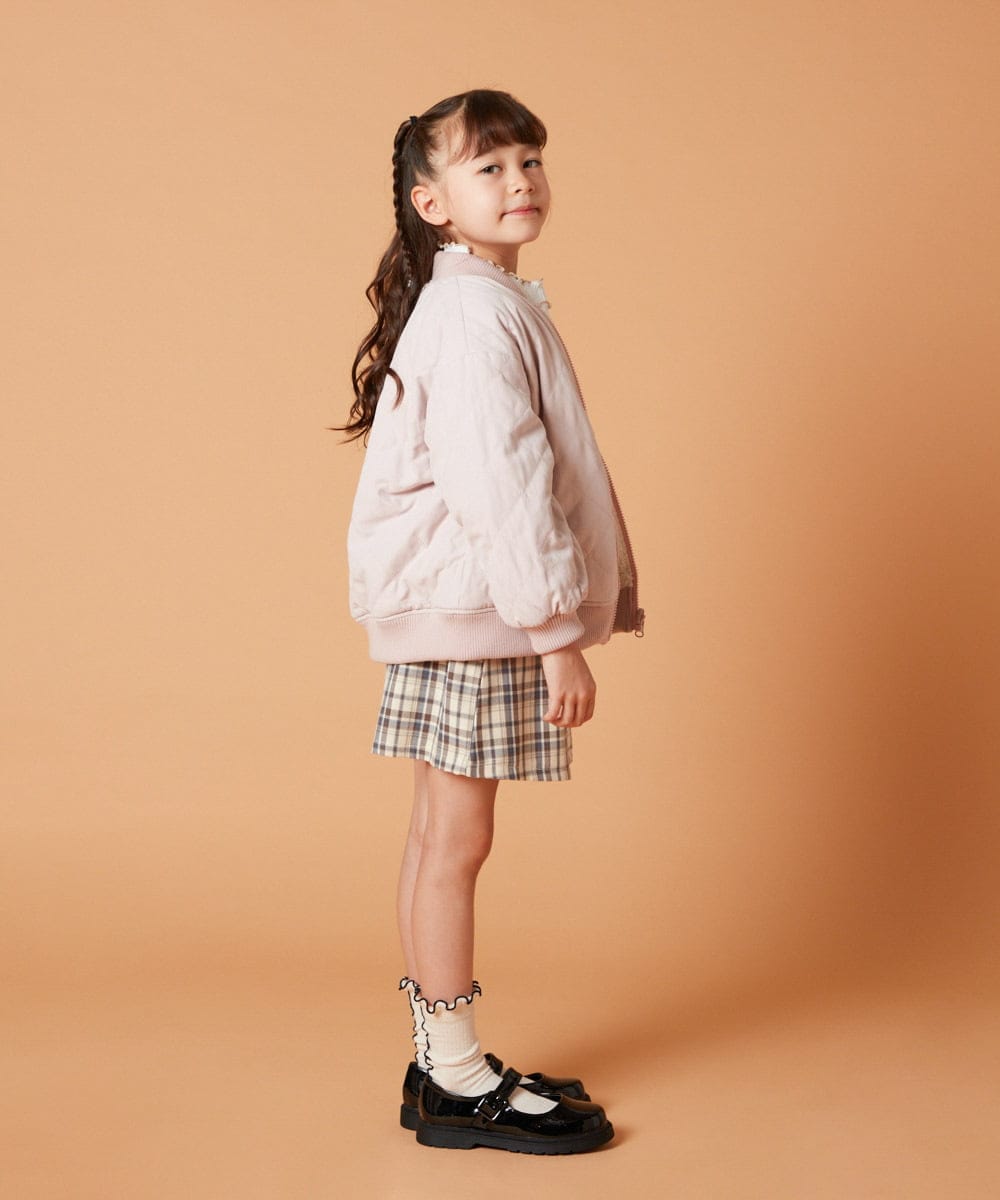 KJJKT40074 a.v.v KIDS(アー・ヴェ・ヴェ) [140-150]【2WAY】リバーシブルブルゾン ブラック
