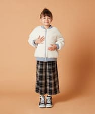 KJJKT40074 a.v.v KIDS(アー・ヴェ・ヴェ) [140-150]【2WAY】リバーシブルブルゾン ブラック