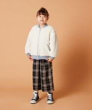 KJJKT40074 a.v.v KIDS(アー・ヴェ・ヴェ) [140-150]【2WAY】リバーシブルブルゾン ブラック
