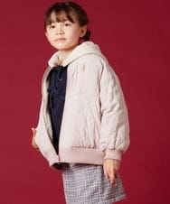 KJJKT40074 a.v.v KIDS(アー・ヴェ・ヴェ) [140-150]【2WAY】リバーシブルブルゾン ブラック
