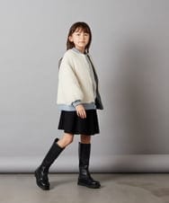 KJJKT40074 a.v.v KIDS(アー・ヴェ・ヴェ) [140-150]【2WAY】リバーシブルブルゾン ブラック
