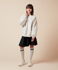KJJKX40074 a.v.v KIDS(アー・ヴェ・ヴェ) [160]裏ボアキルティングブルゾン アイボリー