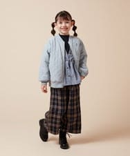 KJJKX40074 a.v.v KIDS(アー・ヴェ・ヴェ) [160]裏ボアキルティングブルゾン アイボリー