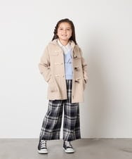 KJKAD01034 a.v.v KIDS(アー・ヴェ・ヴェ) [100-160]衿付きロゴトレーナー ライトブルー