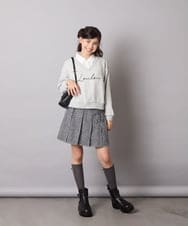 KJKAD01034 a.v.v KIDS(アー・ヴェ・ヴェ) [100-160]衿付きロゴトレーナー ライトブルー