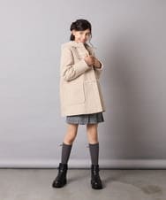 KJKAD01034 a.v.v KIDS(アー・ヴェ・ヴェ) [100-160]衿付きロゴトレーナー ライトブルー