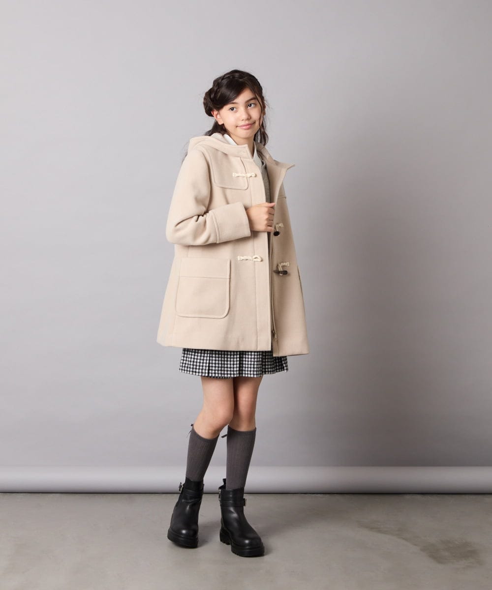 KJKAD01034 a.v.v KIDS(アー・ヴェ・ヴェ) [100-160]衿付きロゴトレーナー ライトブルー