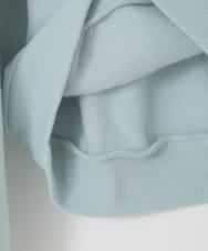 KJKAD02044 a.v.v KIDS(アー・ヴェ・ヴェ) [130-160]【裏起毛/クロップド丈/リメイク風】レースロゴクロップドトレーナー グリーン