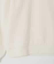 KJKAD03039 a.v.v KIDS(アー・ヴェ・ヴェ) [120-160]【アシンメトリー/オフショル】ポコポコレイヤード風トレーナー アイボリー