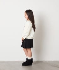 KJKAD04029 a.v.v KIDS(アー・ヴェ・ヴェ) [100-160]【裏起毛】アソートモチーフトレーナー ラベンダー