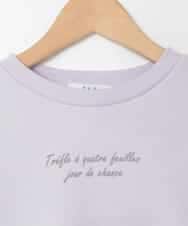 KJKAD36026 a.v.v KIDS(アー・ヴェ・ヴェ) [120-160]レースアップスリーブトレーナー ラベンダー