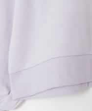 KJKAD36026 a.v.v KIDS(アー・ヴェ・ヴェ) [120-160]レースアップスリーブトレーナー ラベンダー