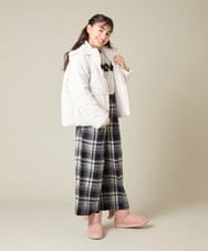 KJKAD49018 a.v.v KIDS(アー・ヴェ・ヴェ) [100-160]【WEB限定商品】チュールロゴトレーナー ピンク