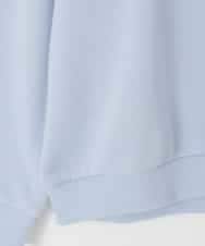 KJKAD51018 a.v.v KIDS(アー・ヴェ・ヴェ) [100-160]【WEB限定商品/サテンリボンがカワイイ】リボン付きロゴトレーナー ライトブルー