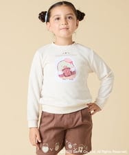 KJKAD80034 a.v.v KIDS(アー・ヴェ・ヴェ) [100-140]すみっコぐらしスパンコールトレーナー ピンク