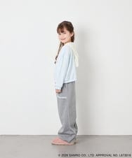 KJKAG15054 a.v.v KIDS(アー・ヴェ・ヴェ) [110-140][コラボ]シナモンロール耳付きパーカー ライトブルー
