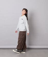 KJKAG19039 a.v.v KIDS(アー・ヴェ・ヴェ) [140-150]【男女兼用】シャツレイヤー風ヘンリーネックPO ライトグレー