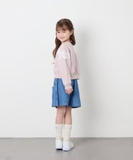 KJKAG22029 a.v.v KIDS(アー・ヴェ・ヴェ) [120-160]【WEB限定】レーストレーナー ピンク