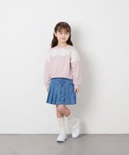 KJKAG22029 a.v.v KIDS(アー・ヴェ・ヴェ) [120-160]【WEB限定】レーストレーナー ピンク