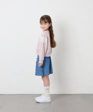 KJKAG22029 a.v.v KIDS(アー・ヴェ・ヴェ) [120-160]【WEB限定】レーストレーナー ピンク