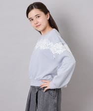 KJKAG22029 a.v.v KIDS(アー・ヴェ・ヴェ) [120-160]【WEB限定】レーストレーナー ライトブルー