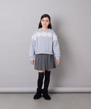 KJKAG22029 a.v.v KIDS(アー・ヴェ・ヴェ) [120-160]【WEB限定】レーストレーナー ライトブルー