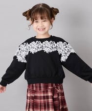 KJKAG22029 a.v.v KIDS(アー・ヴェ・ヴェ) [120-160]【WEB限定】レーストレーナー ブラック
