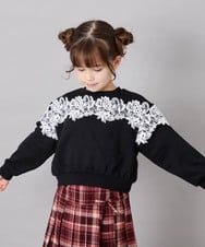 KJKAG22029 a.v.v KIDS(アー・ヴェ・ヴェ) [120-160]【WEB限定】レーストレーナー ブラック