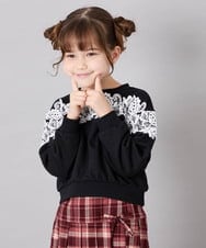 KJKAG22029 a.v.v KIDS(アー・ヴェ・ヴェ) [120-160]【WEB限定】レーストレーナー ブラック