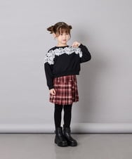 KJKAG22029 a.v.v KIDS(アー・ヴェ・ヴェ) [120-160]【WEB限定】レーストレーナー ブラック