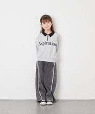 KJKAG28039 a.v.v KIDS(アー・ヴェ・ヴェ) [130-160]ハーフジップPO ライトグレー
