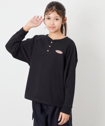KJKAG29039 a.v.v KIDS [140-150]【男女兼用】ヘンリーネックPO