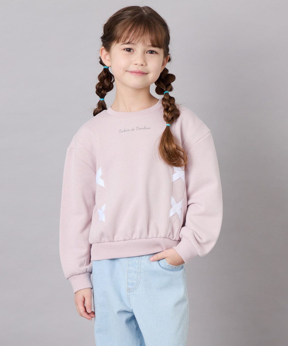 KJKAG47026 a.v.v KIDS [120-160]レースアップリボントレーナー