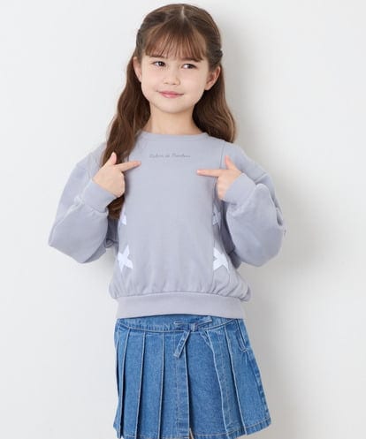 KJKAG47026 a.v.v KIDS [120-160]レースアップリボントレーナー